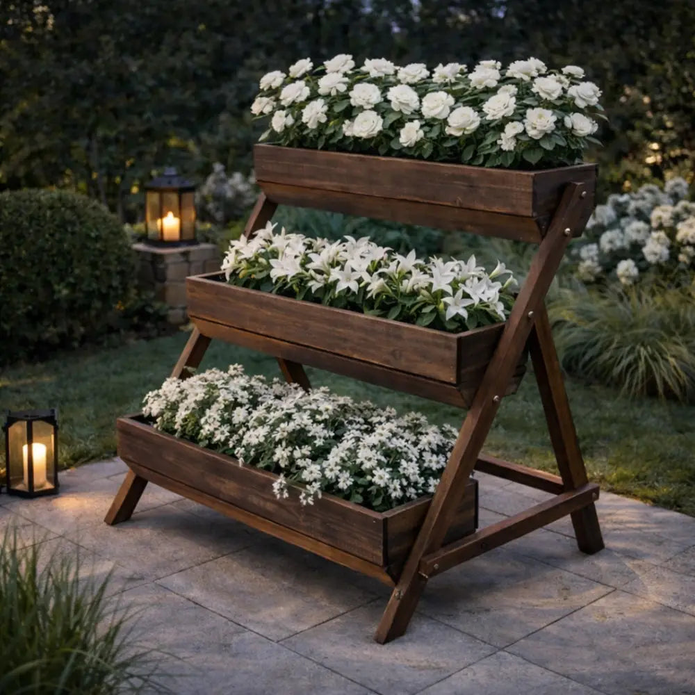 Jardinière escalier extérieur