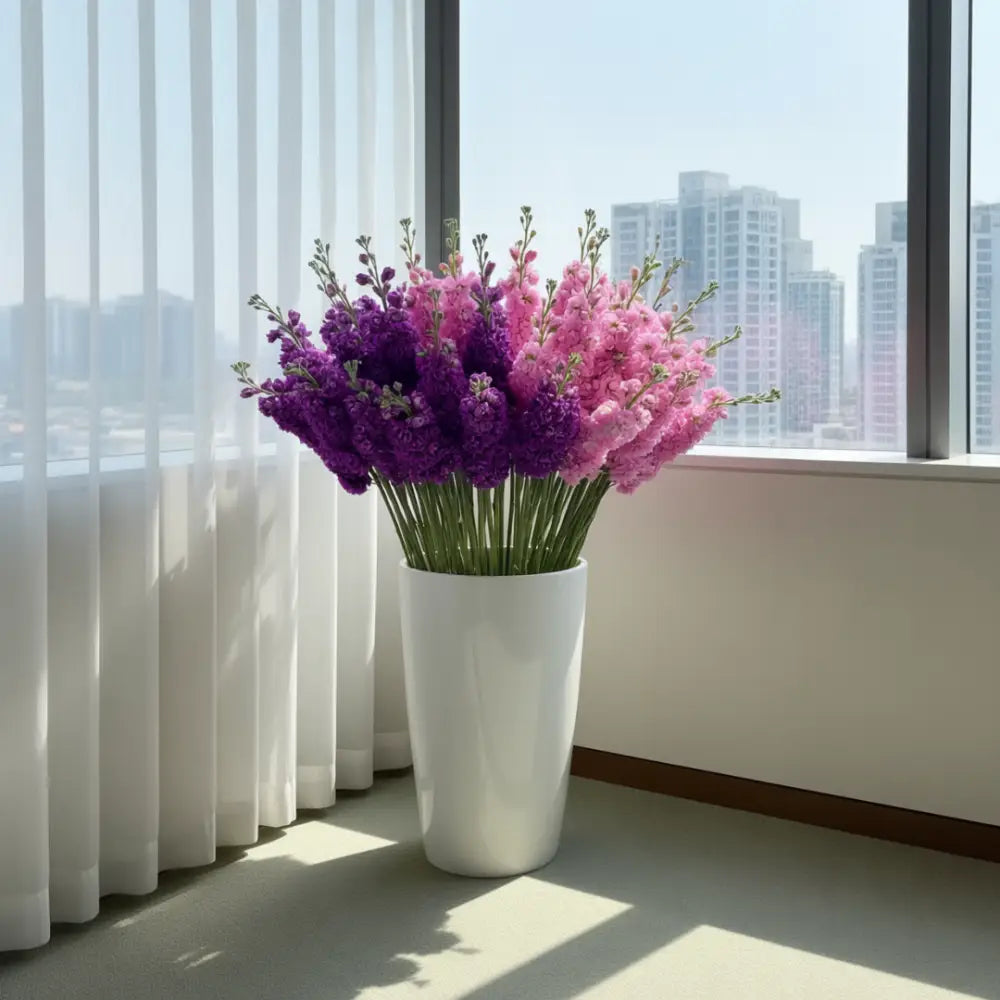 Grand pot de fleur avec réserve d’eau