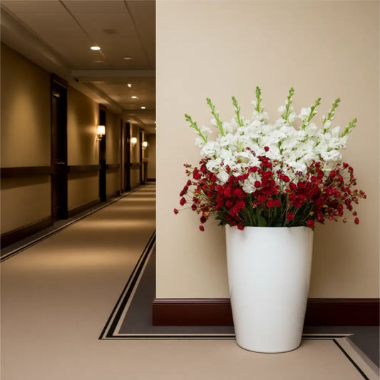 Grand pot de fleur avec réserve d’eau