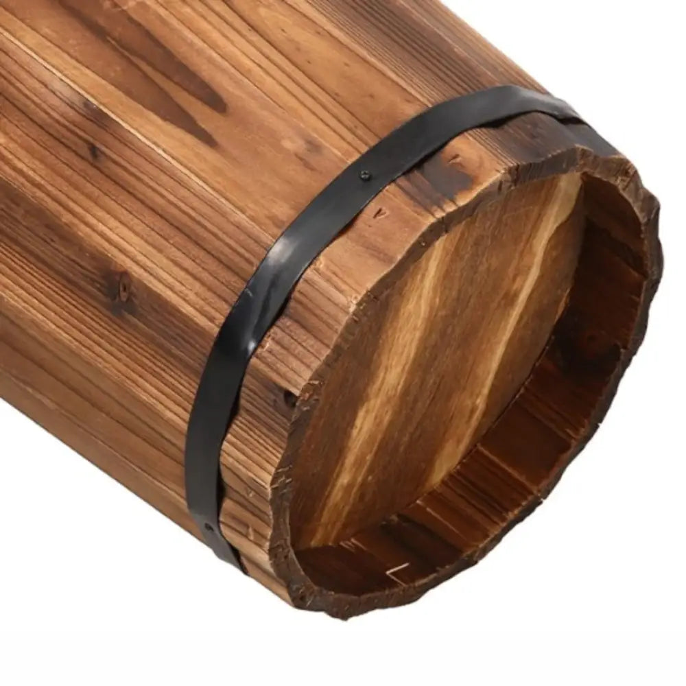 Grand pot de fleur bois