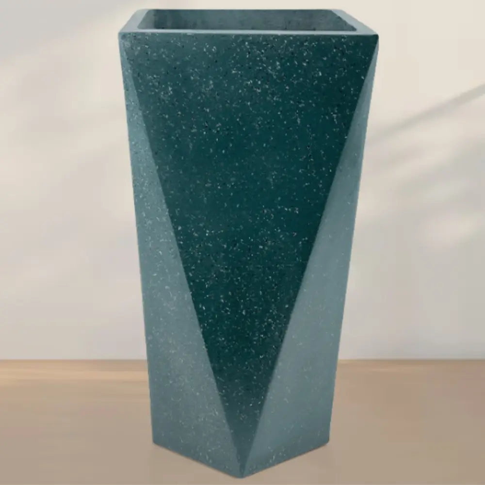 Grand pot de fleur de couleur - Vert jade