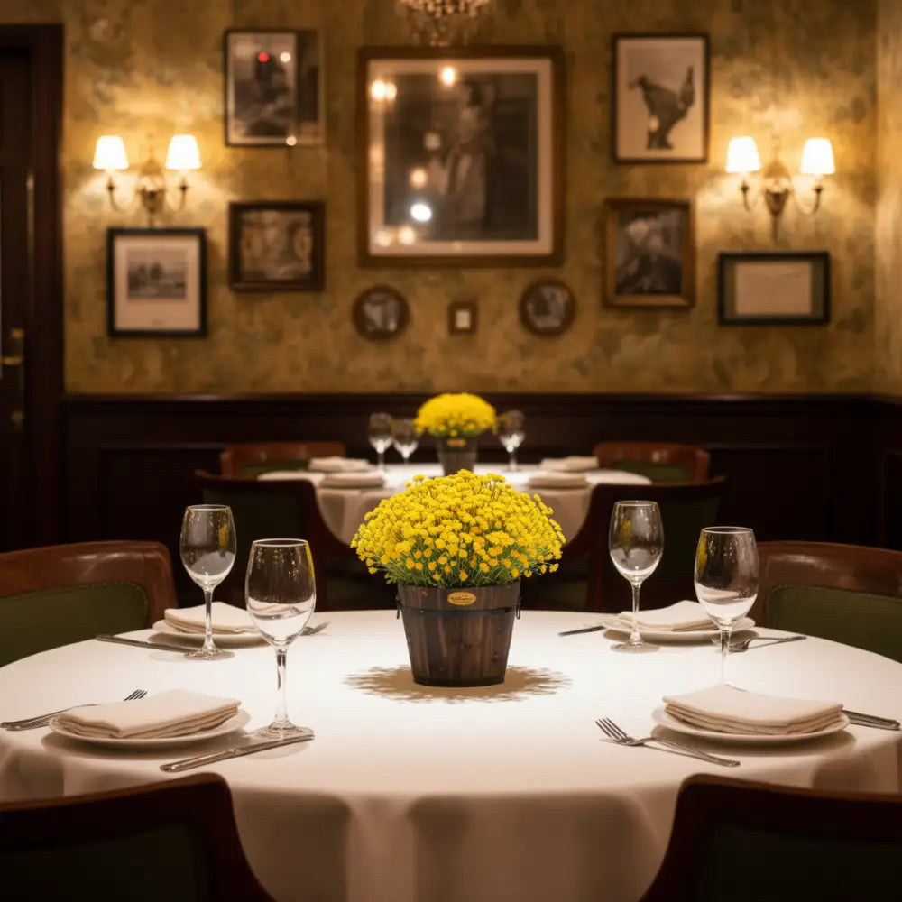 Grand pot de fleur en bois