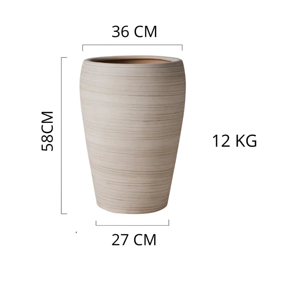 Grand pot de fleur en céramique