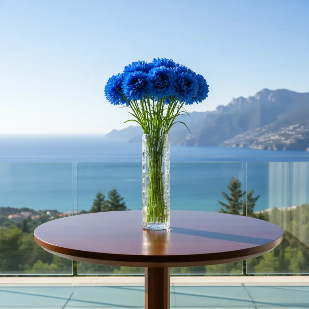 Grand pot de fleur en verre