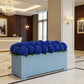 Grand pot de fleur exterieur bleu