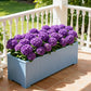 Grand pot de fleur exterieur bleu