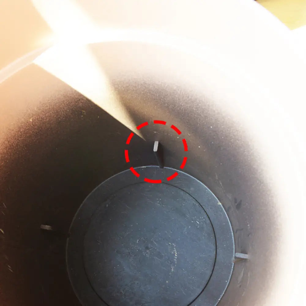 Grand pot de fleur extérieur plastique