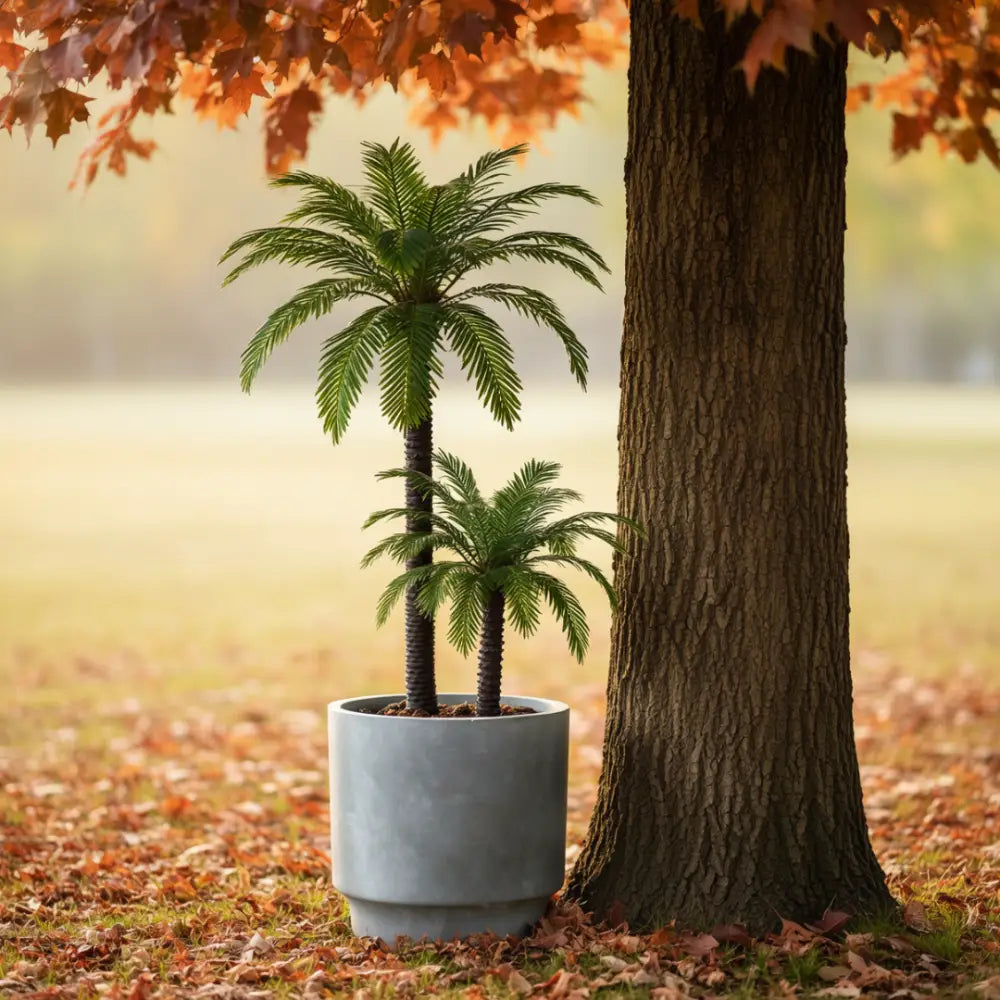 Grand pot de fleur exterieur pour palmier