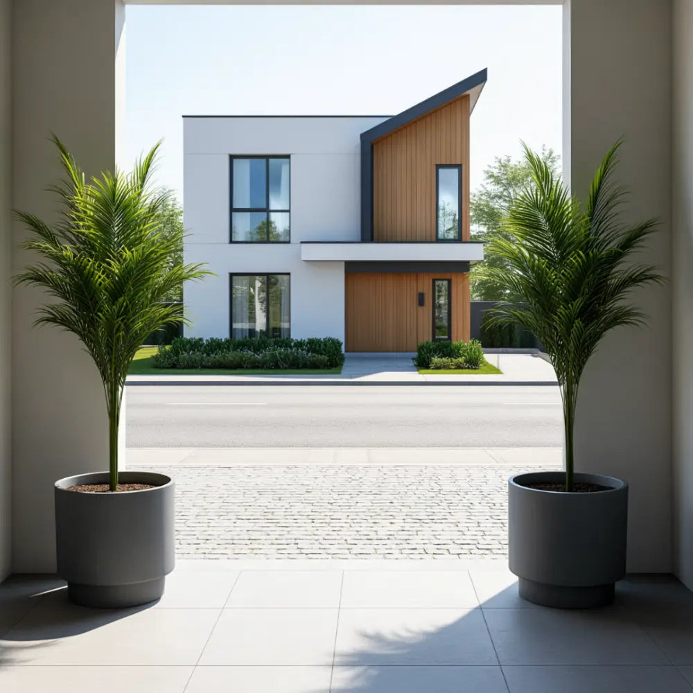 Grand pot de fleur exterieur pour palmier