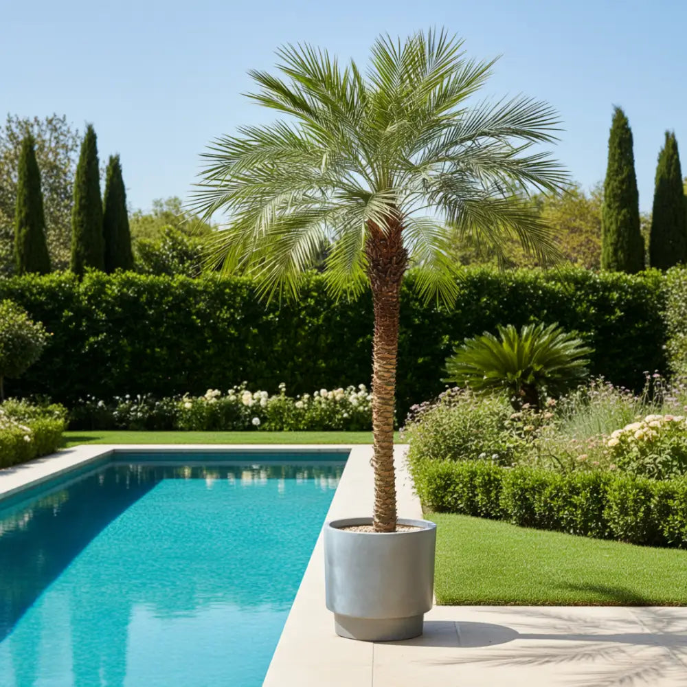 Grand pot de fleur exterieur pour palmier