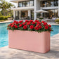 Grand pot de fleur exterieur rose