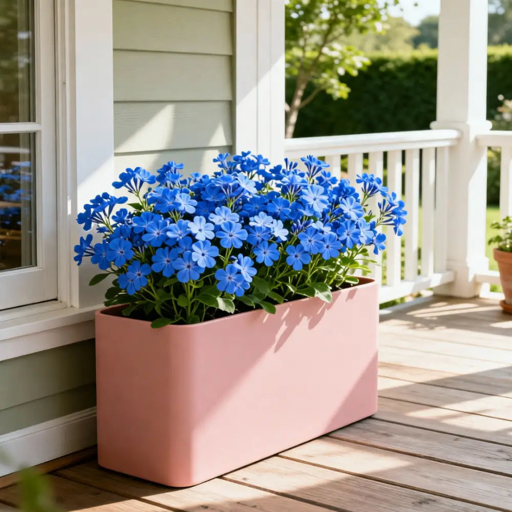 Grand pot de fleur exterieur rose