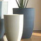 grand pot de fleur gris anthracite