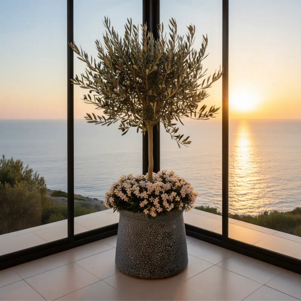 Grand pot de fleur pour olivier