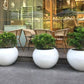 Grand pot de fleur rond
