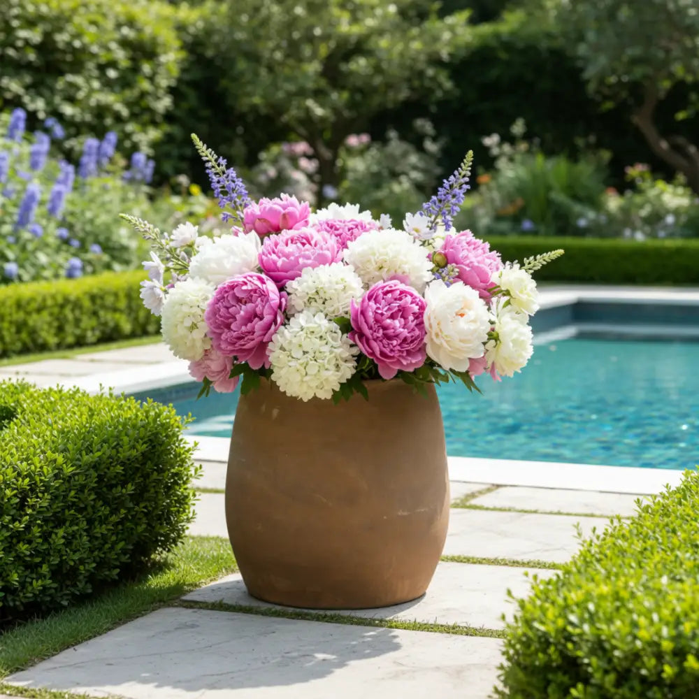 Grand pot de fleur terre cuite pas cher