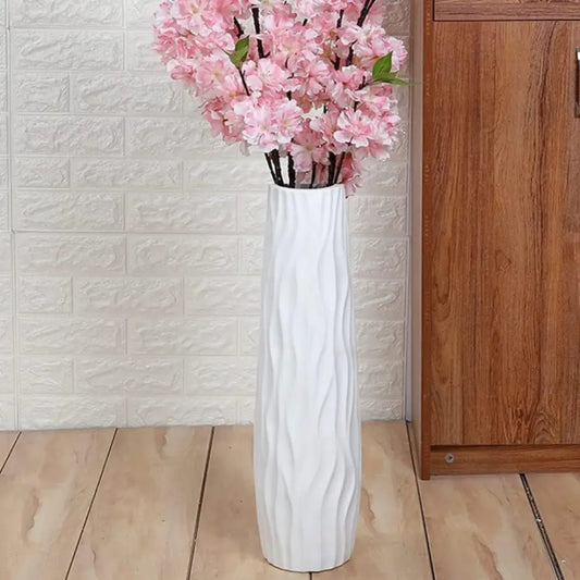 Grand vase à poser au sol pas cher - Blanc