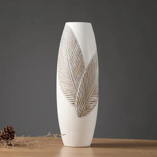 Grand vase blanc - 45 cm