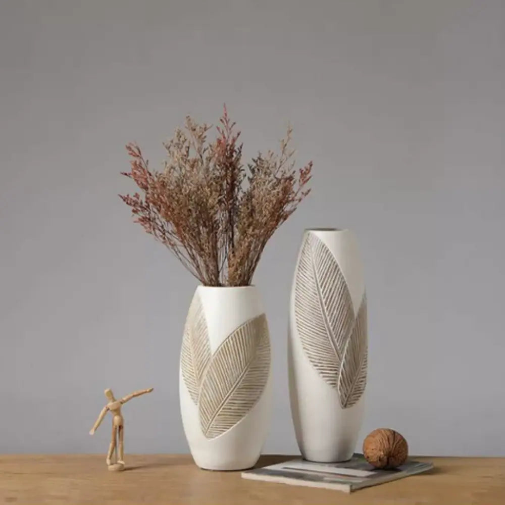 Grand vase blanc