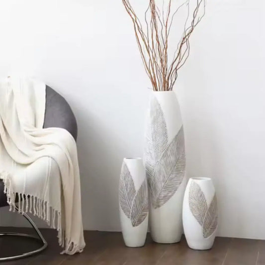 Grand vase blanc