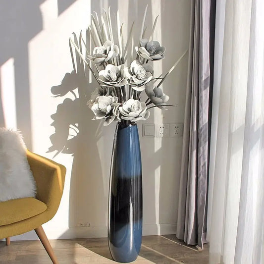 Grand vase bleu