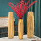 Grand vase couleur or