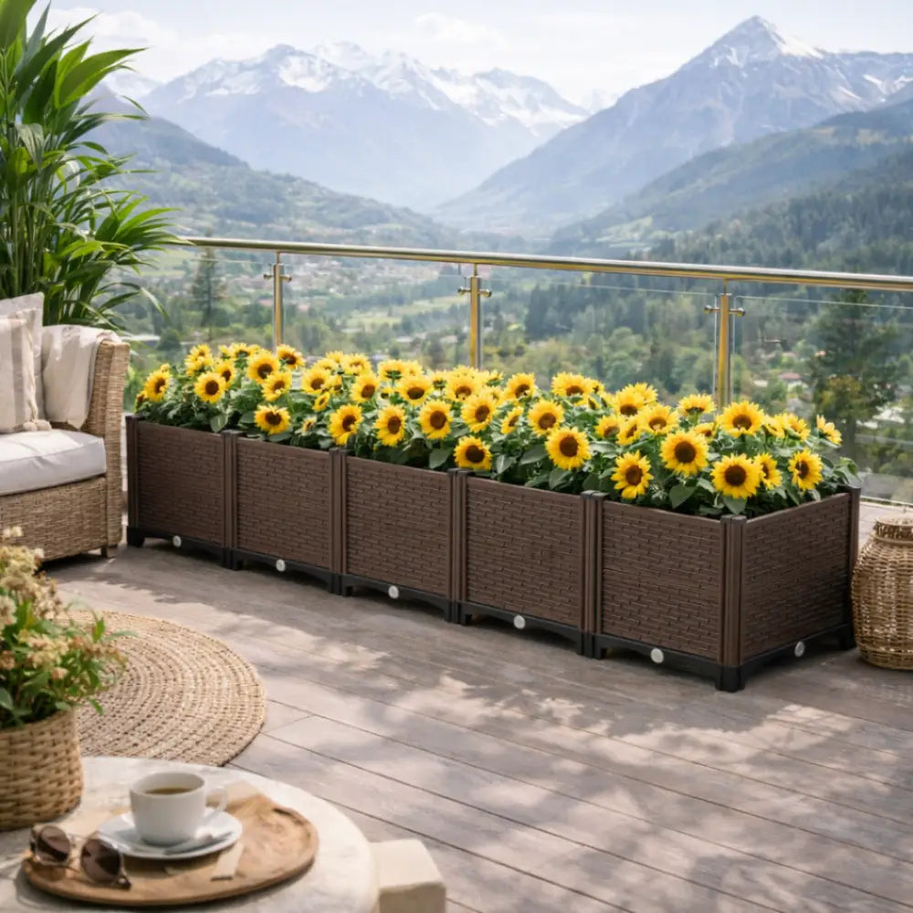 Grande jardinière 2m