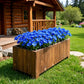 Grande jardinière en bois