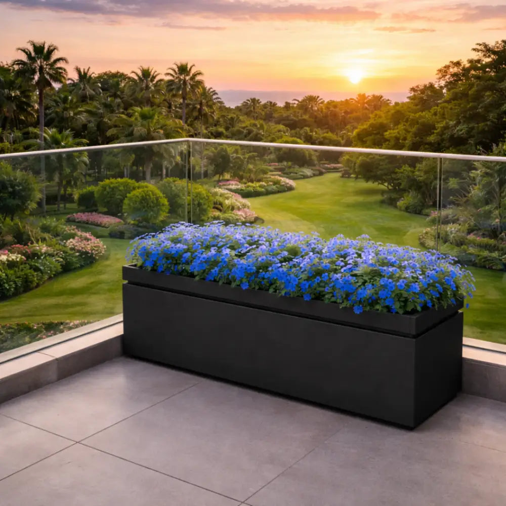 Grande jardinière pour terrasse