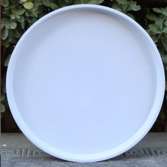 Grande soucoupe pot de fleur - White