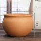 Gros pot de fleur en terre cuite