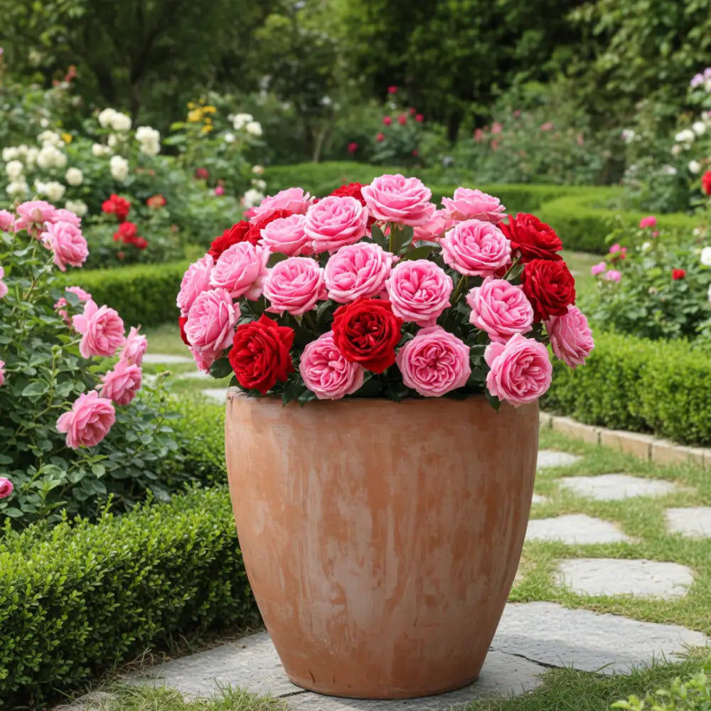 Gros pot de fleur en terre cuite pas cher