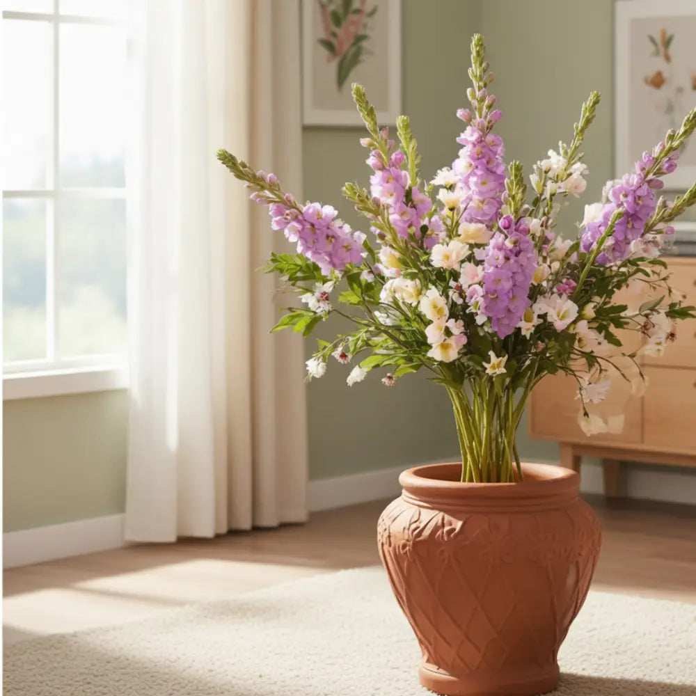 Gros pot de fleur exterieur en terre cuite