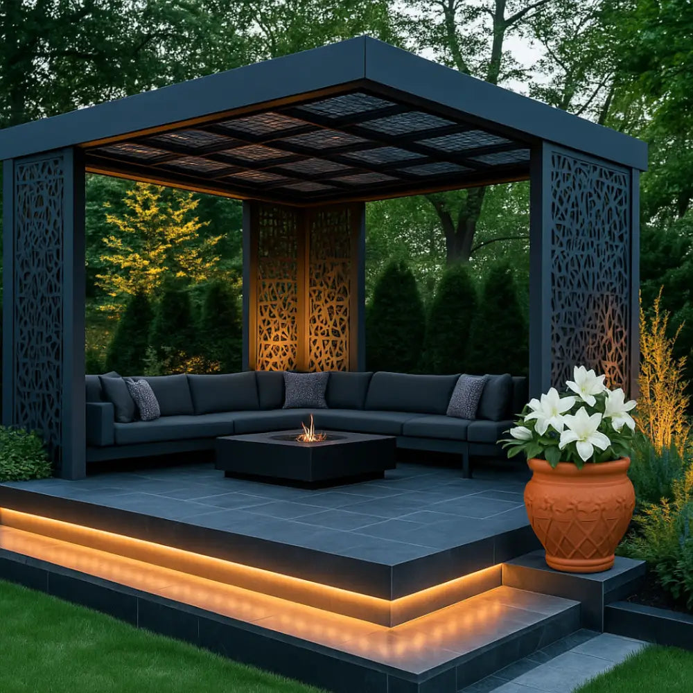 Gros pot de fleur exterieur en terre cuite