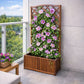 Jardinière à treillis de jardin
