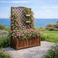 Jardinière avec treillis 150 cm