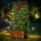 Jardinière avec treillis design