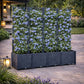 Jardinière avec treillis en plastique