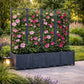 Jardinière avec treillis en plastique