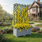 Jardinière avec treillis hauteur 200