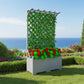 Jardinière avec treillis hauteur 200