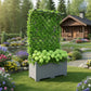 Jardinière avec treillis hauteur 200