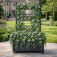 Jardinière avec treillis metal