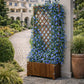 Jardinière avec treillis occultant