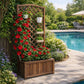Jardinière avec treillis xxl