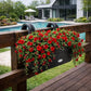 Jardinière balcon suspendue - Noir