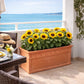 Jardinière balcon terre cuite
