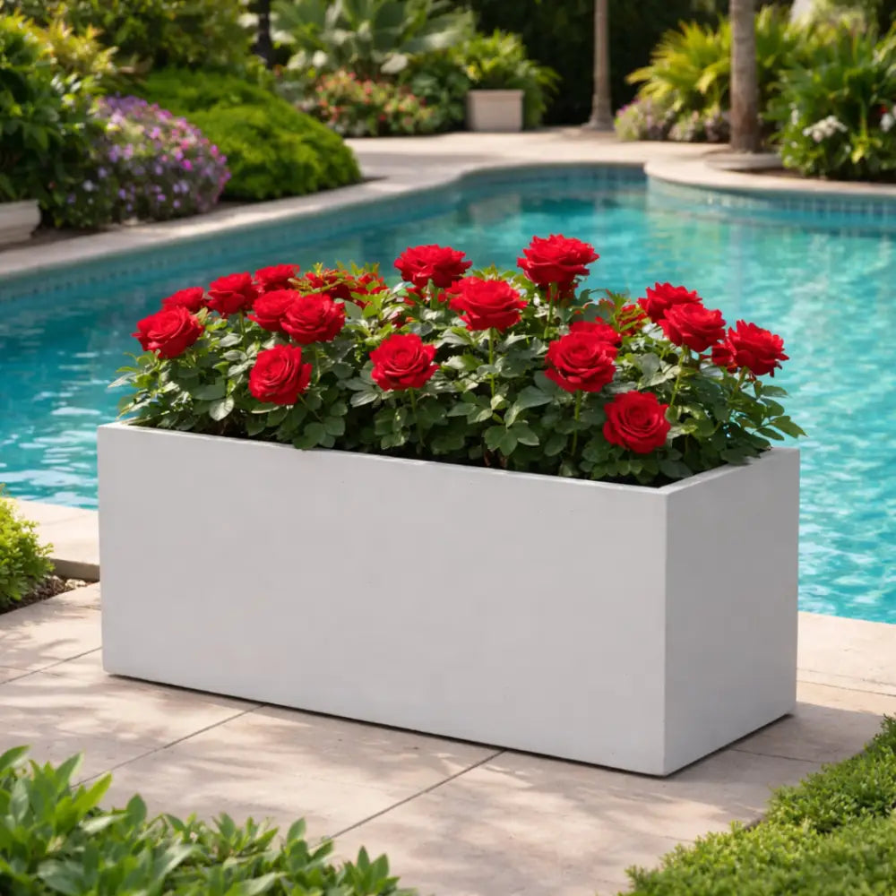 Jardinière béton 1 metre