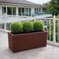 Jardinière béton rectangulaire