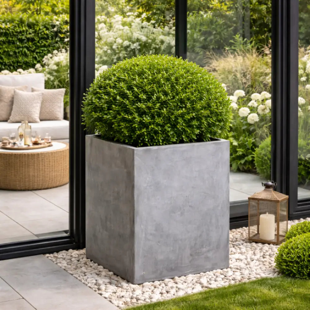 Jardinière béton terrasse